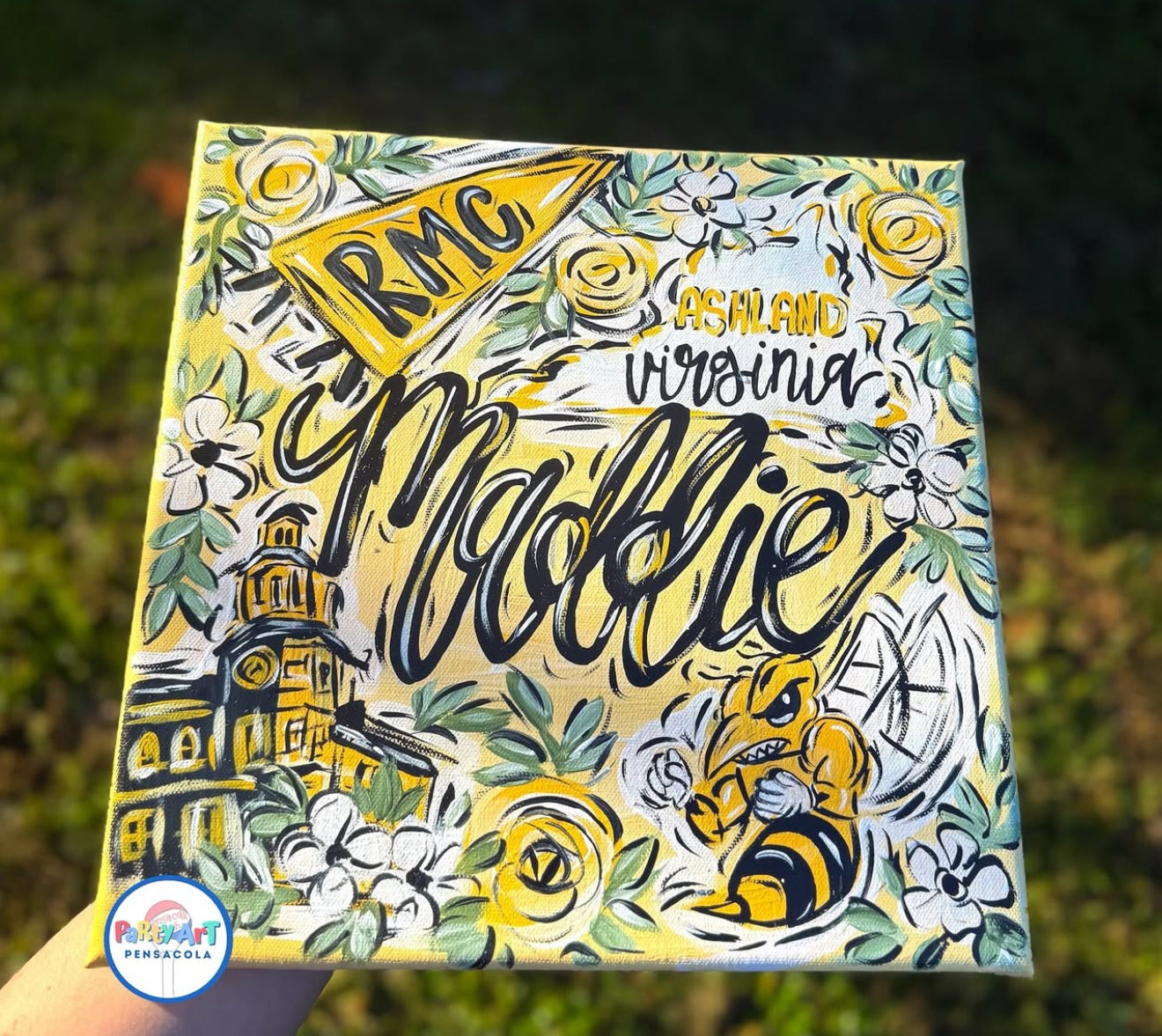 Custom Painted College Canvas