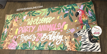 Custom Hand-Painted Banners