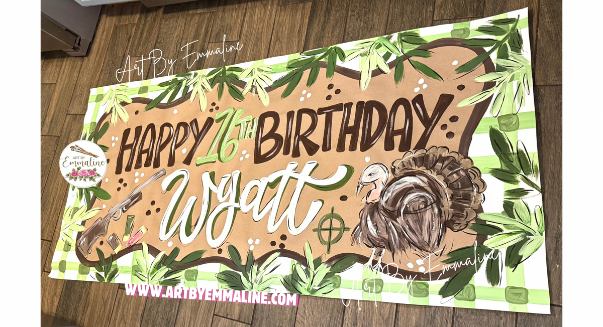 Custom Hand-Painted Banners