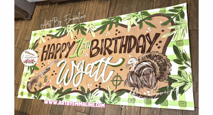 Custom Hand-Painted Banners