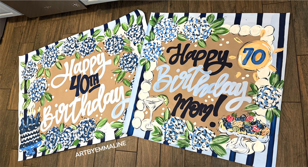 Custom Hand-Painted Banners