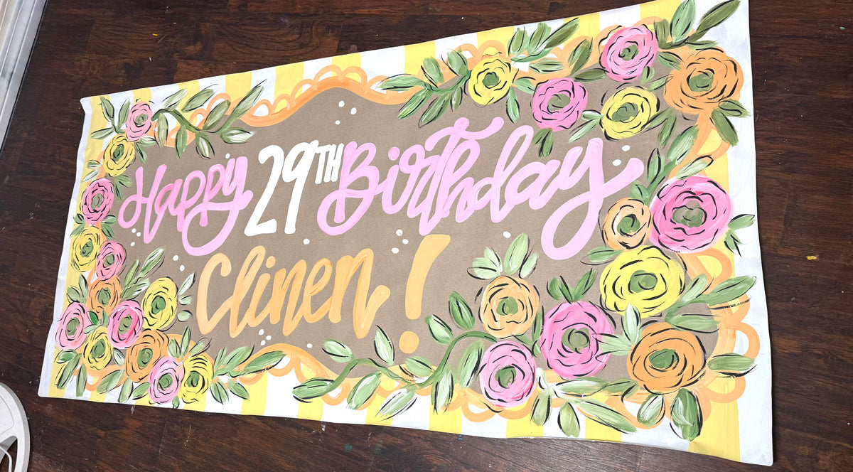 Custom Hand-Painted Banners