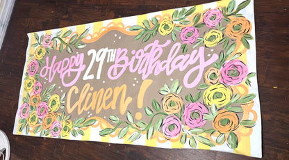 Custom Hand-Painted Banners