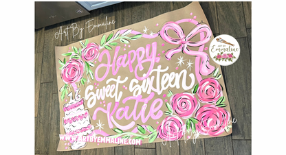 Custom Hand-Painted Banners