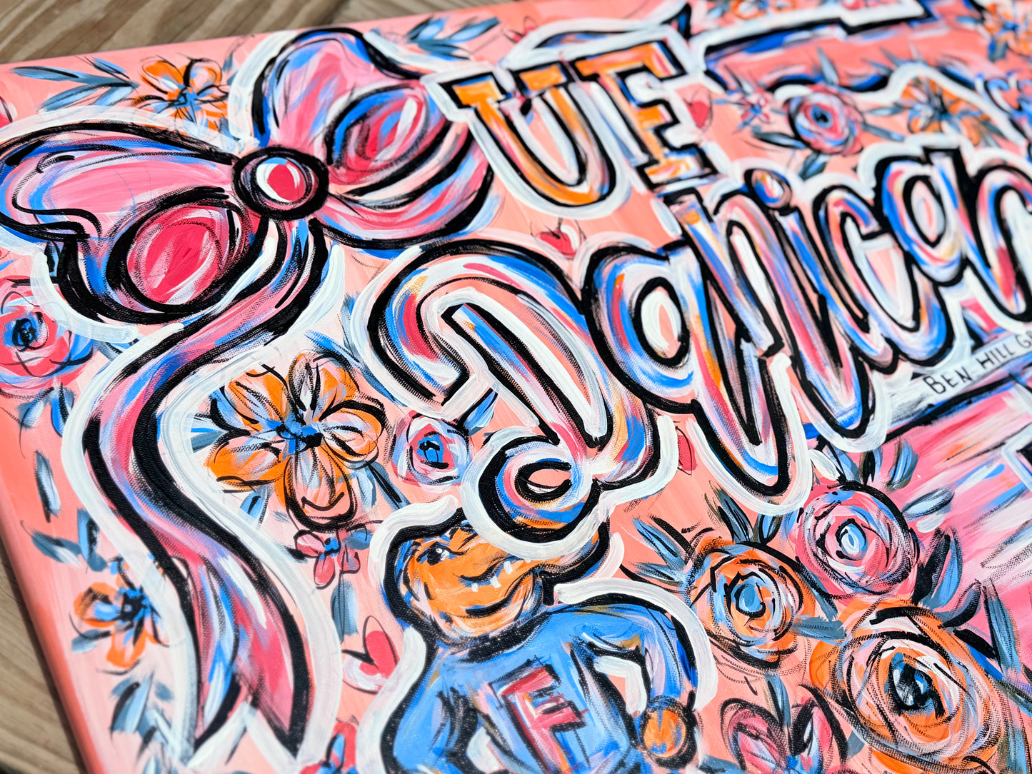 Custom Painted College Canvas