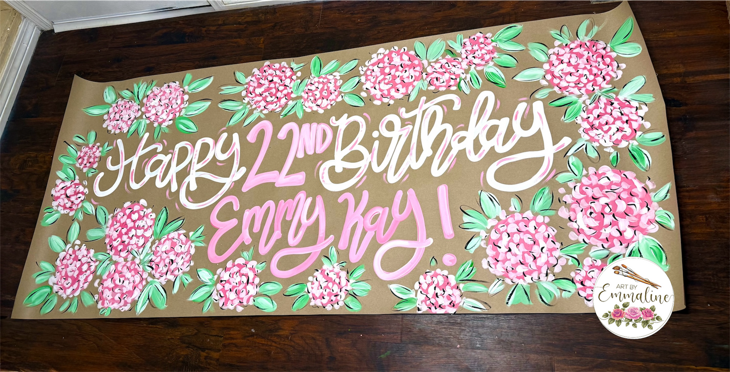 Custom Hand-Painted Banners